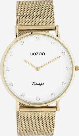 OOZOO Analog Watch in Gold: front