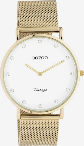OOZOO Quarzuhr in Gold: predná strana