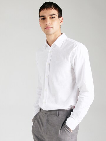 Regular fit Camicia business 'Hanson' di JOOP! Jeans in bianco: frontale