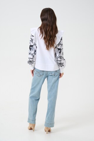 Chemisier 'Alice' Cream en blanc