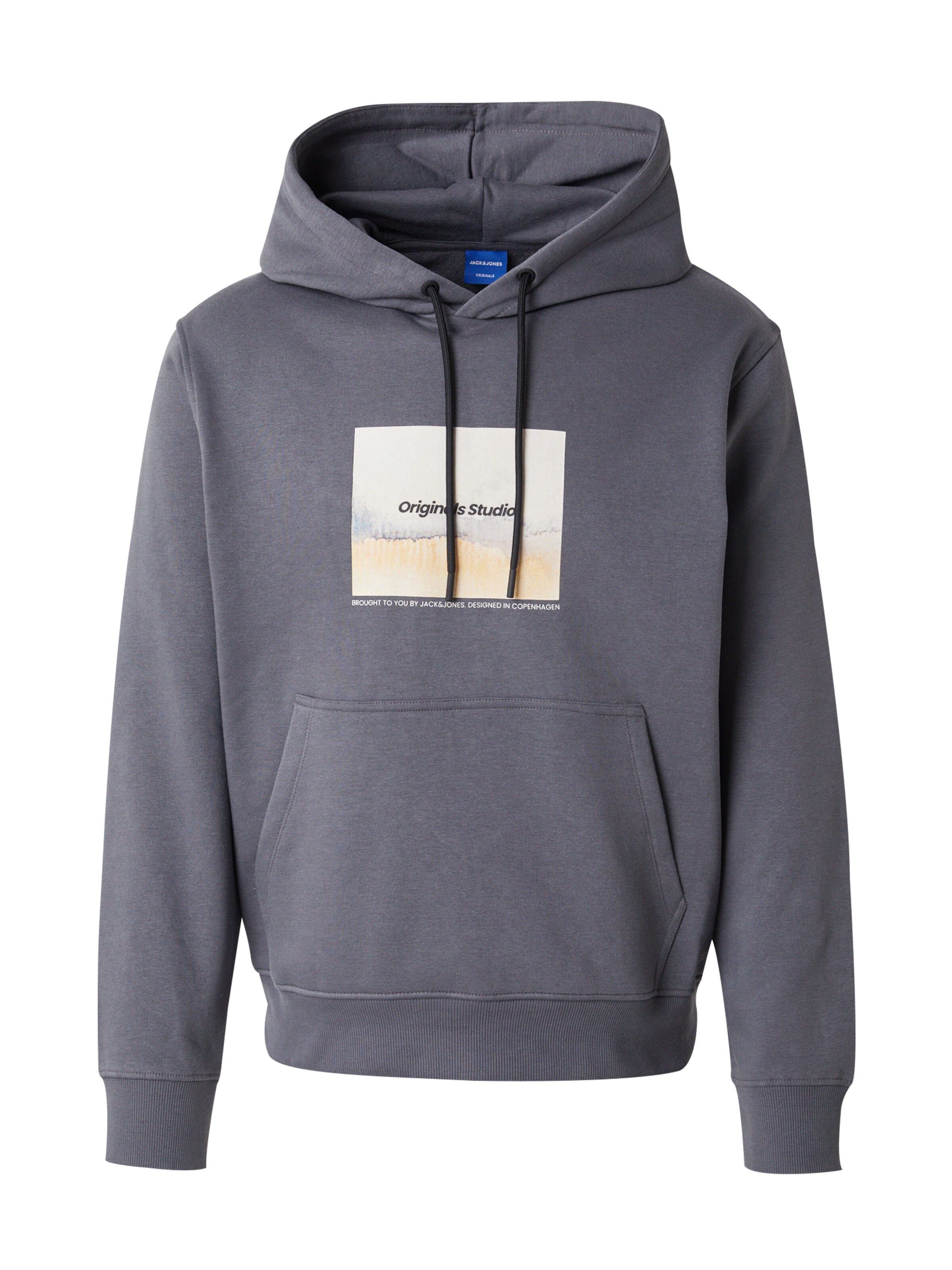 JACK & JONES Sweatshirt 'JORVesterbro Newton' in Grau: Vorderseite