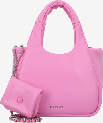 REPLAY Handtas in Roze: voorkant