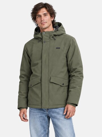 Geacă de primăvară-toamnă 'Shellis' de la Ragwear pe verde: față