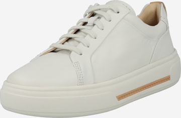 Baskets basses 'Hollyhock Walk' CLARKS en blanc : devant