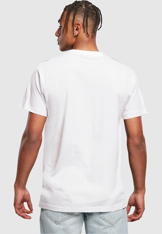 Merchcode T-Shirt 'Harvard University - Script' in Weiß