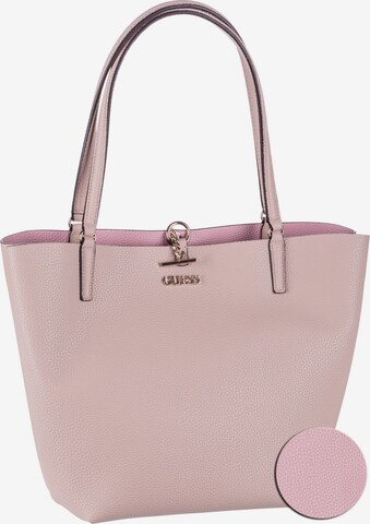 Cabas 'Alby' GUESS en rose : devant