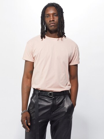 Young Poets - Camisa 'Zander' em rosa: frente