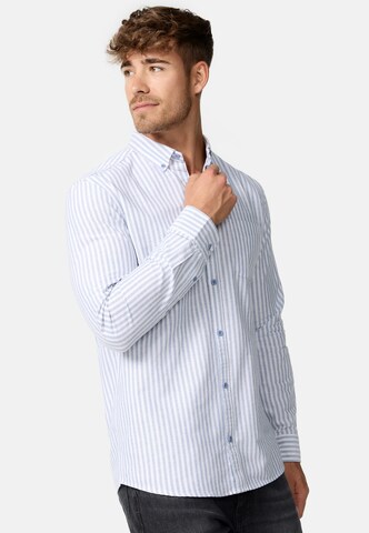 INDICODE JEANS Regular fit Zakelijk overhemd 'Kepner' in Blauw
