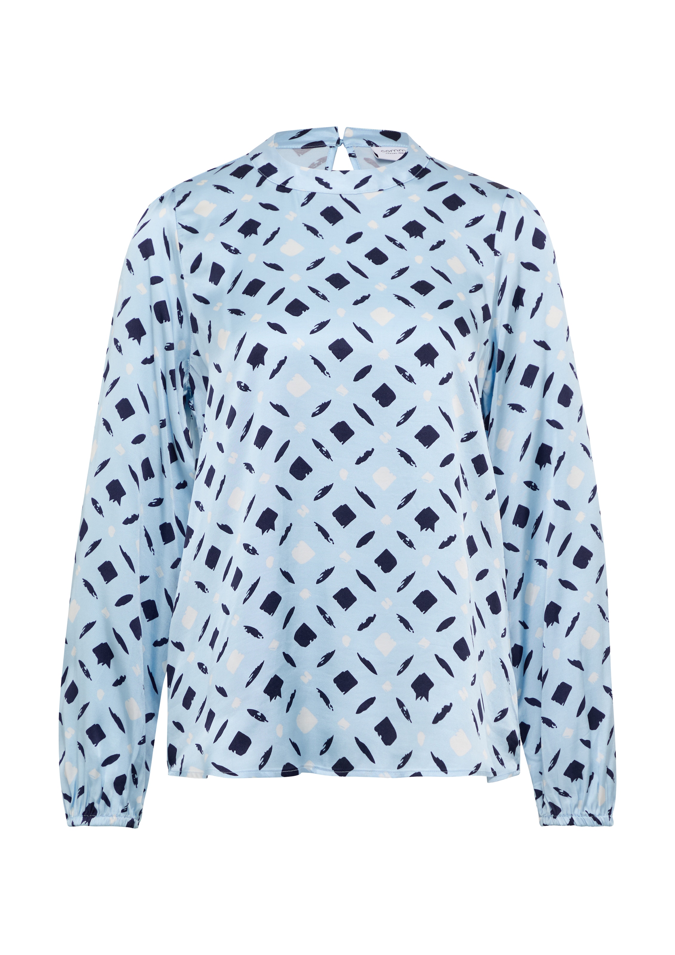 comma casual identity Blouse in Blauw: voorkant