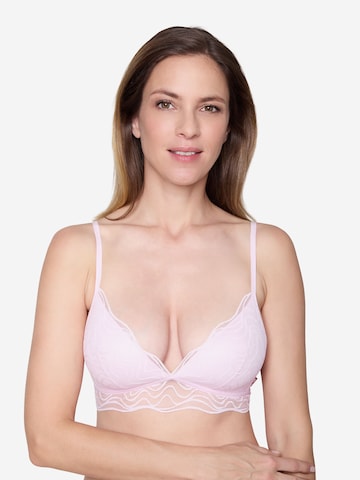 Bustier Soutien-gorge ' Wave Lace ' JOOP! Jeans en rose : devant
