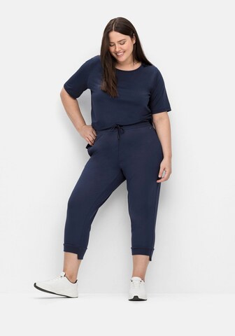 SHEEGO Slim fit Sports trousers in Blue