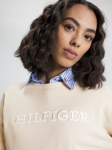 TOMMY HILFIGER Sweatshirt i beige