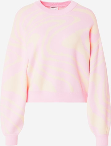 Pull-over 'NMCHARLOTT' Noisy may en rose : devant