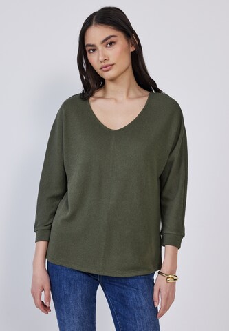 Street One Studio Shirt in Green: front