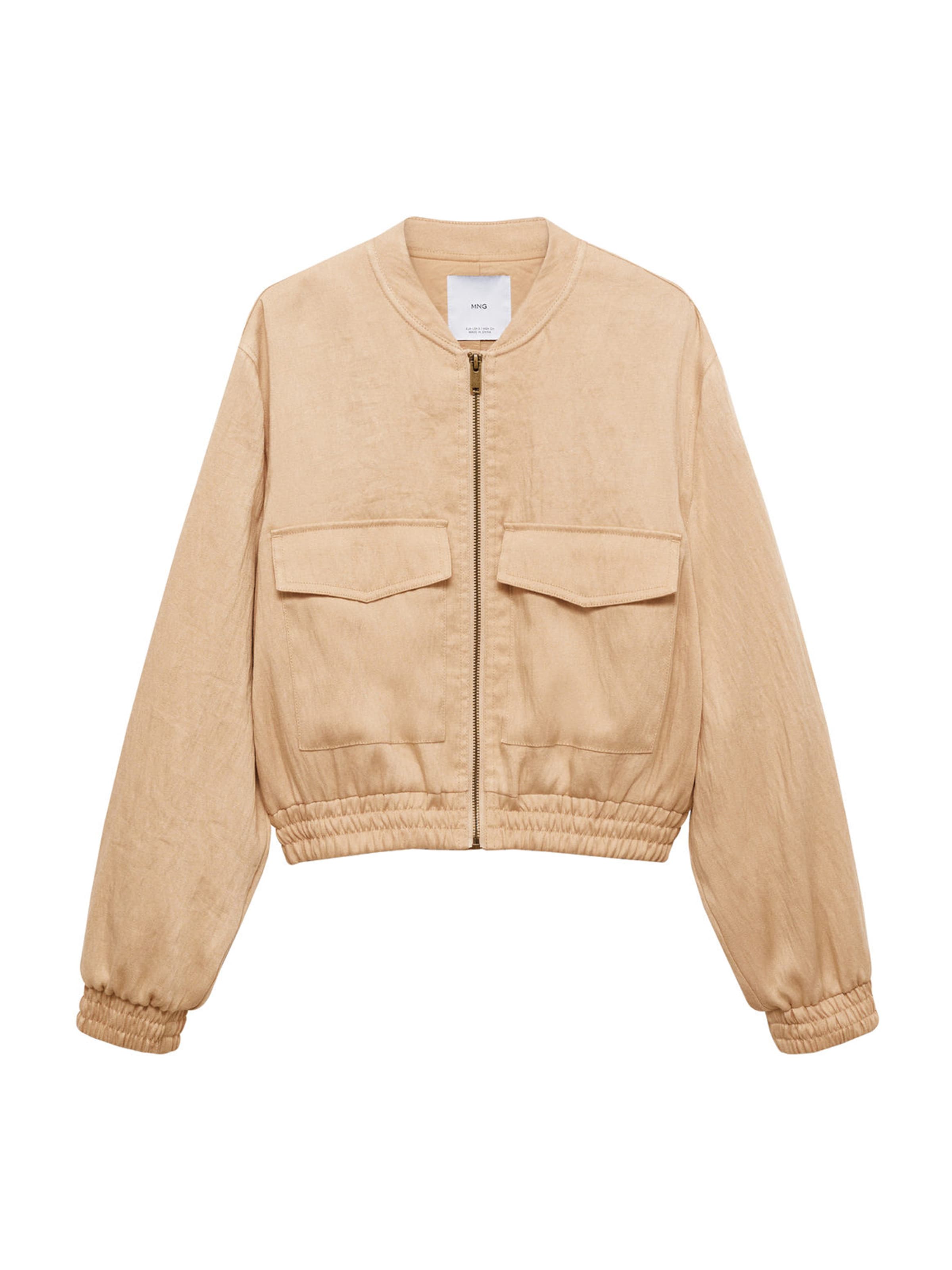 MANGO Välikausitakki 'Gelato' värissä beige: etupuoli