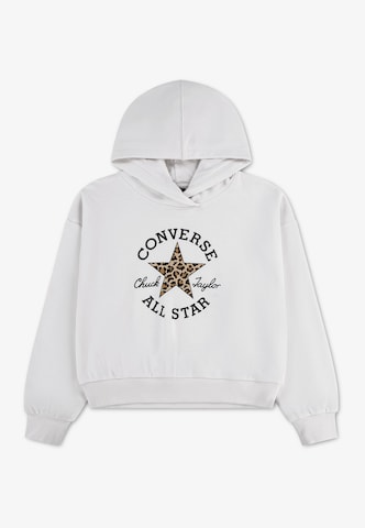 CONVERSE Sweatshirt in Wit: voorkant