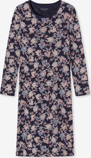 SCHIESSER Nachthemd ' Feminine Floral Comfort Fit ' in navy / himmelblau / rosa / dunkelrot, Produktansicht