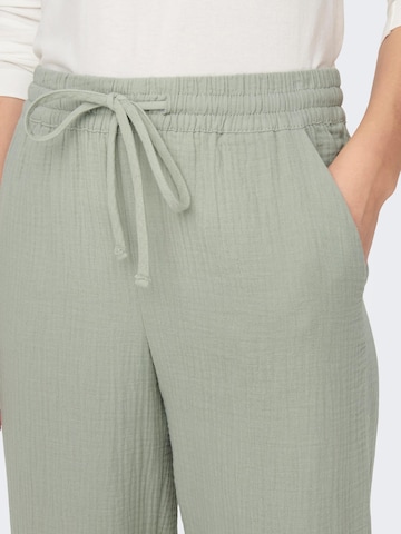 JDY Loose fit Pants 'THEIS' in Green