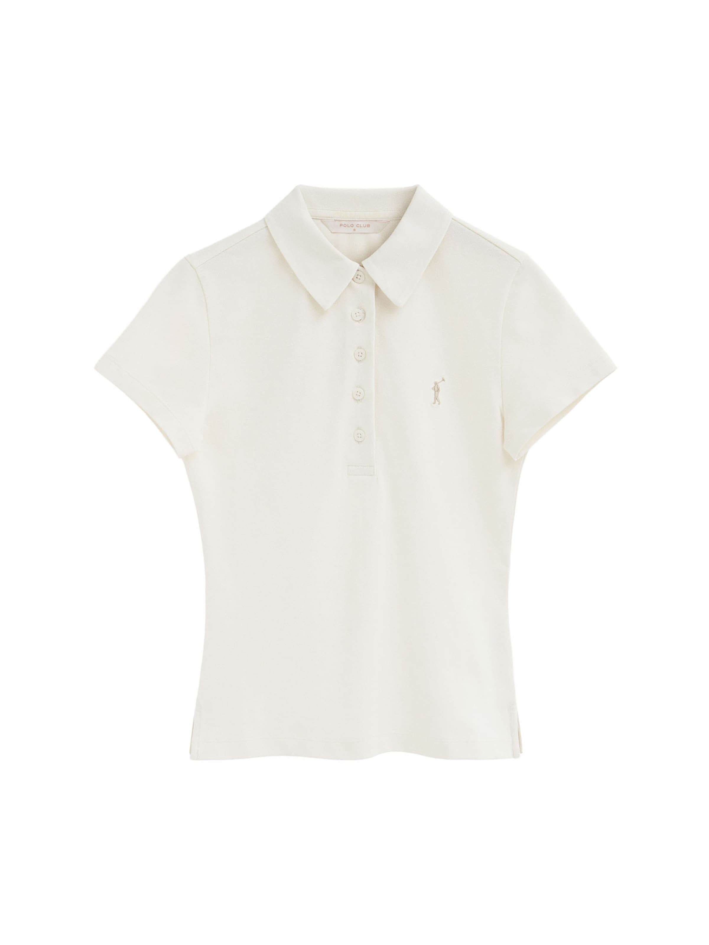 Polo Club Shirt in Brown: front