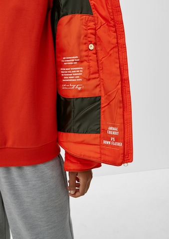 QS Winterjacke in Orange