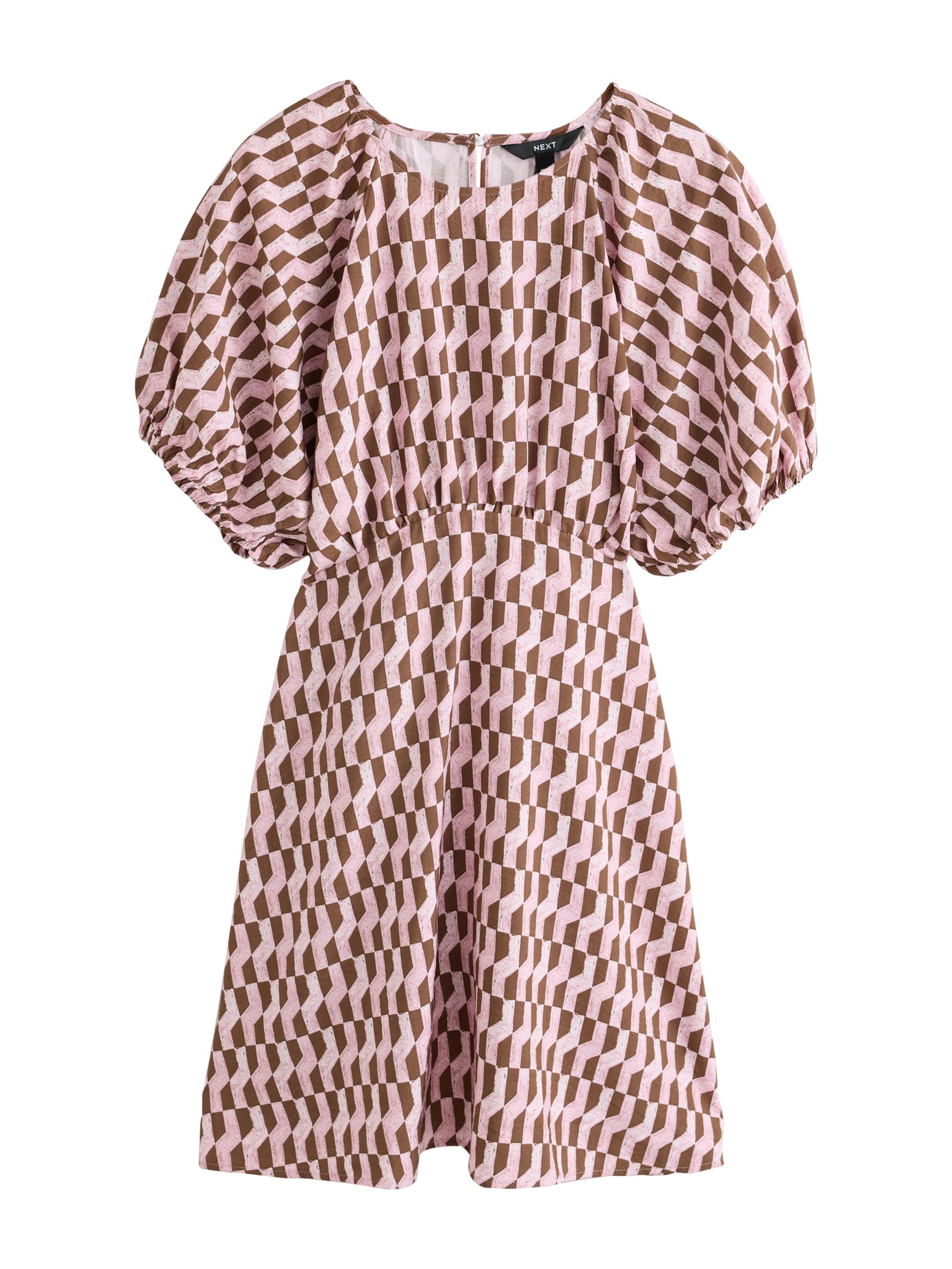 Next - Vestido en marrón: frente