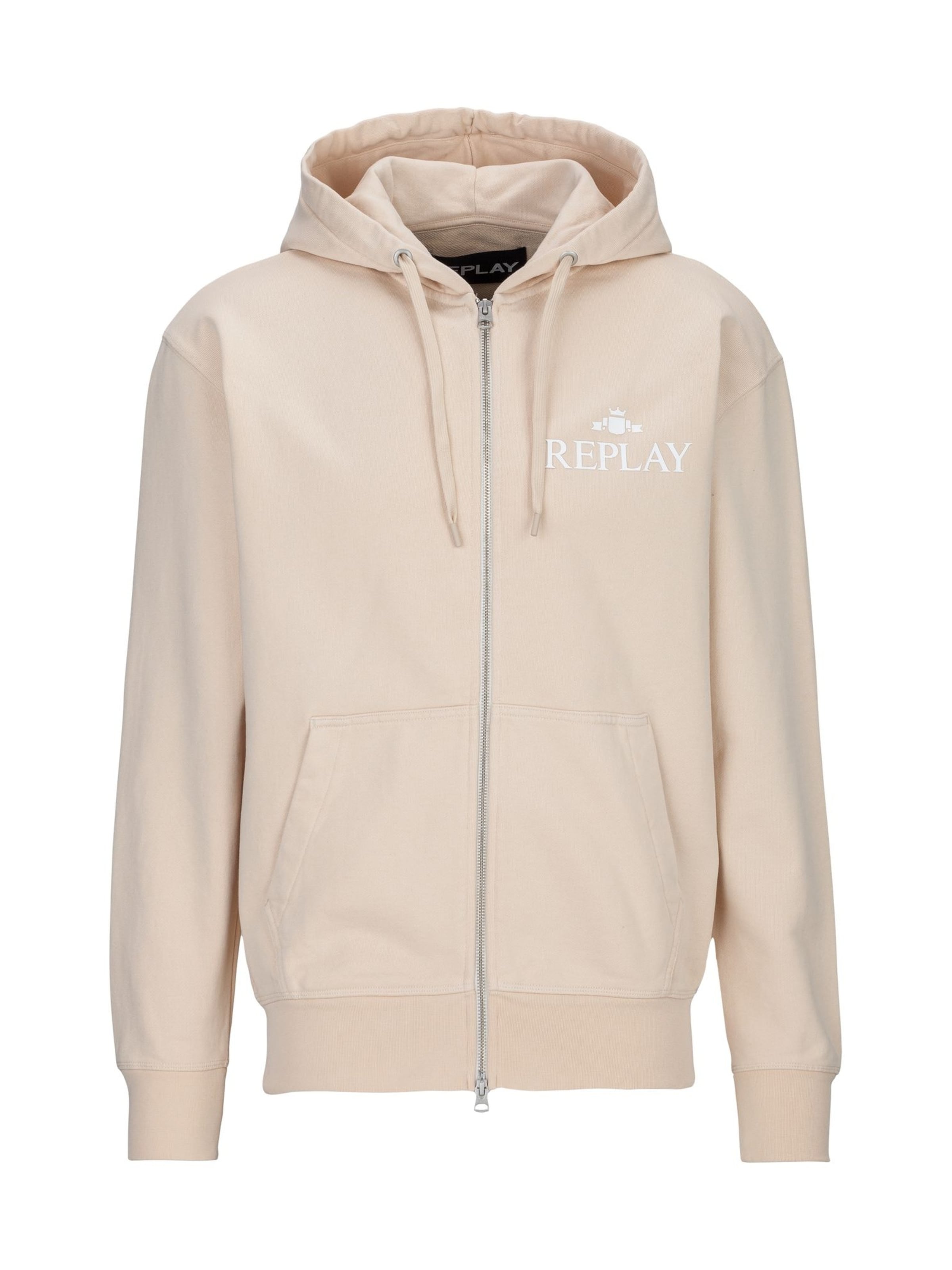 REPLAY Sweatshirt in de kleur Beige, Productweergave