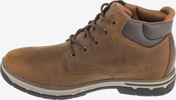 SKECHERS Veterboots 'Skechers Segment 2.0 - Brogden' in Bruin: voorkant