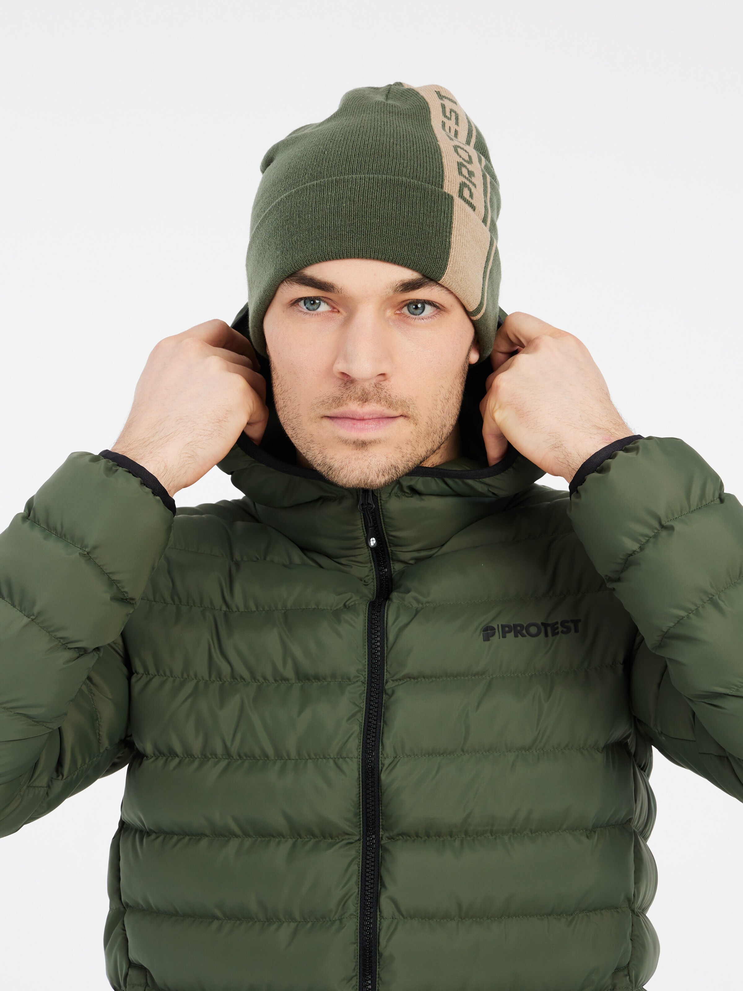 PROTEST Winterjacke 'PRTBASSO'‌‌‌‌‌ in Grün