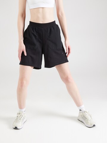 ADIDAS SPORTSWEARLoosefit Sportske hlače - crna boja: prednji dio