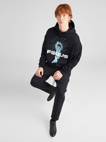 PequsSweater majica 'Helios' - crna boja