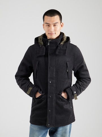 INDICODE JEANS Jacke  'Kavana' in Grau: Vorderseite