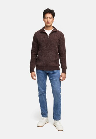 INDICODE JEANS Trui 'INHunch ' in Bruin