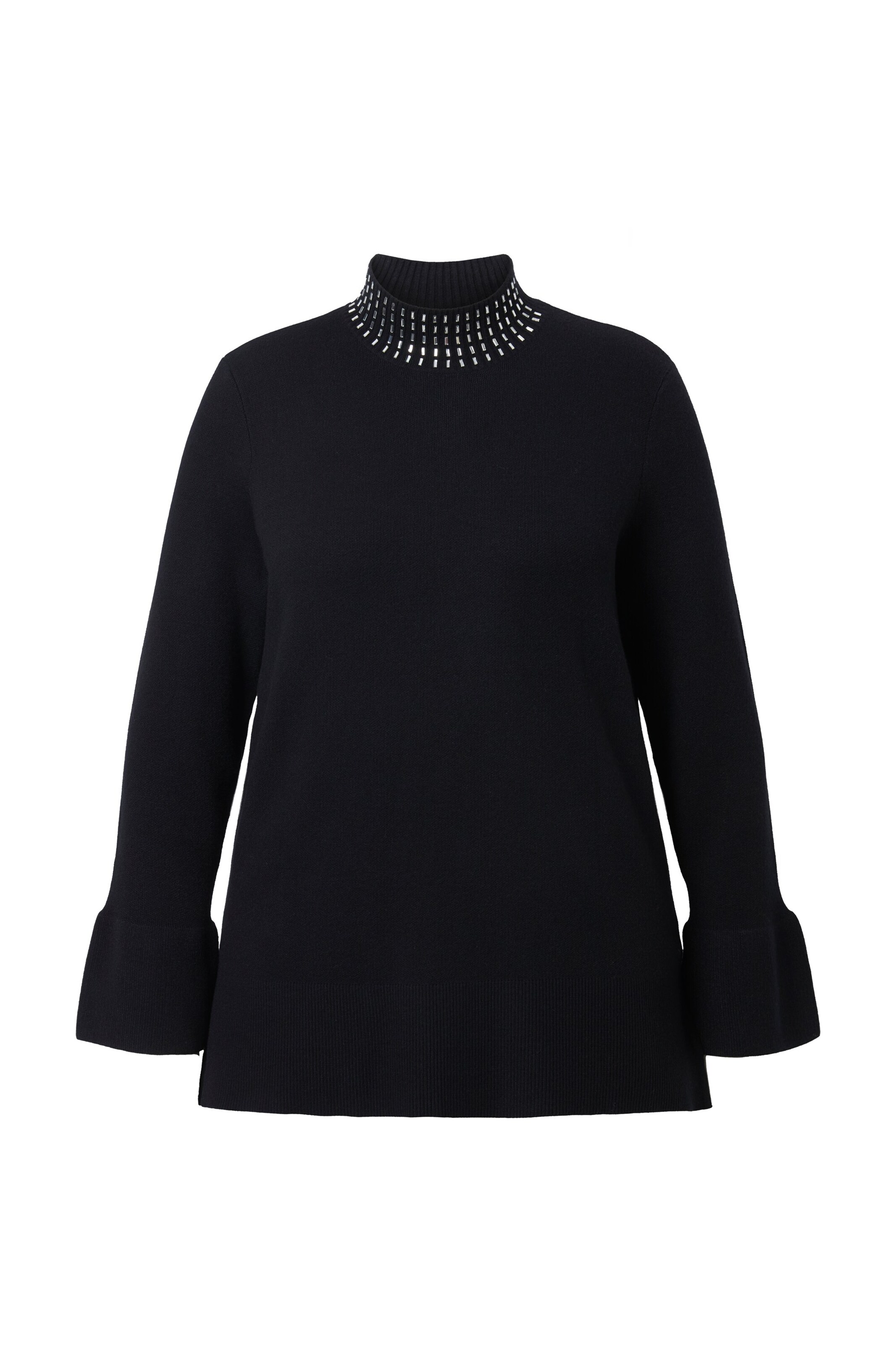 Ulla Popken Trui in Zwart: voorkant