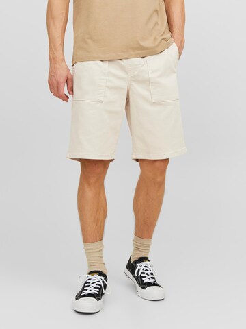 JACK & JONES Regular Byxa 'Lewis' i beige: framsida