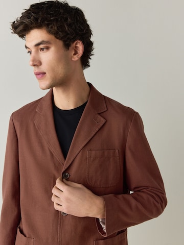 Next Regular Fit Sakko in Braun
