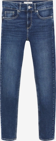 MANGO Skinny Jeans in Blue: front