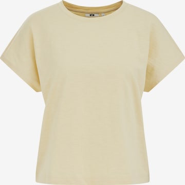 Tricou de la WE Fashion pe galben: față