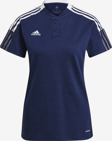 Maglia funzionale 'Tiro 21' di ADIDAS SPORTSWEAR in blu: frontale