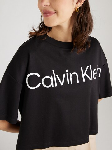 Calvin Klein Футболка оверсайз в Черный