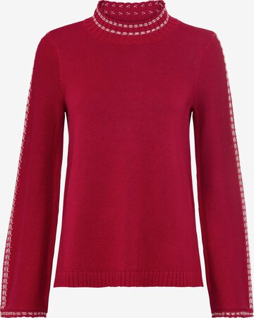 Pull-over heine en rouge : devant