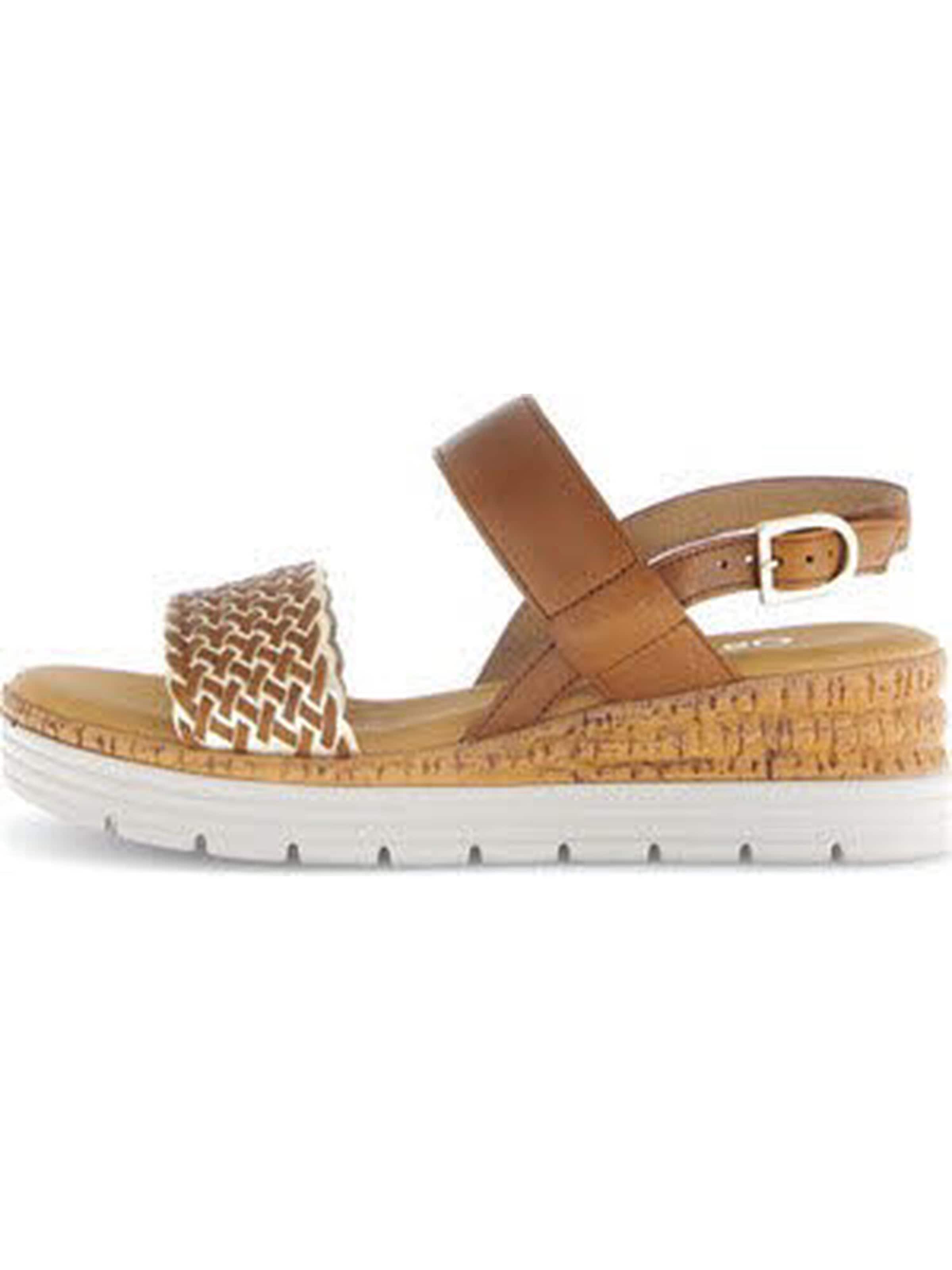 GABOR Sandale in Beige: Vorderseite
