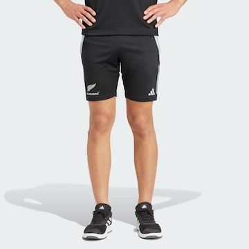 ADIDAS PERFORMANCE Slim fit Sports trousers 'All Blacks Rugby' in Black: front