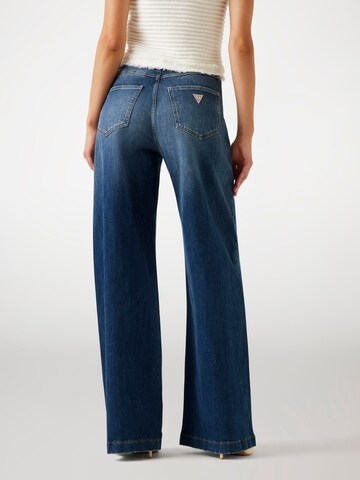 GUESS Wide Leg Jeans 'Bellagio' in Blau