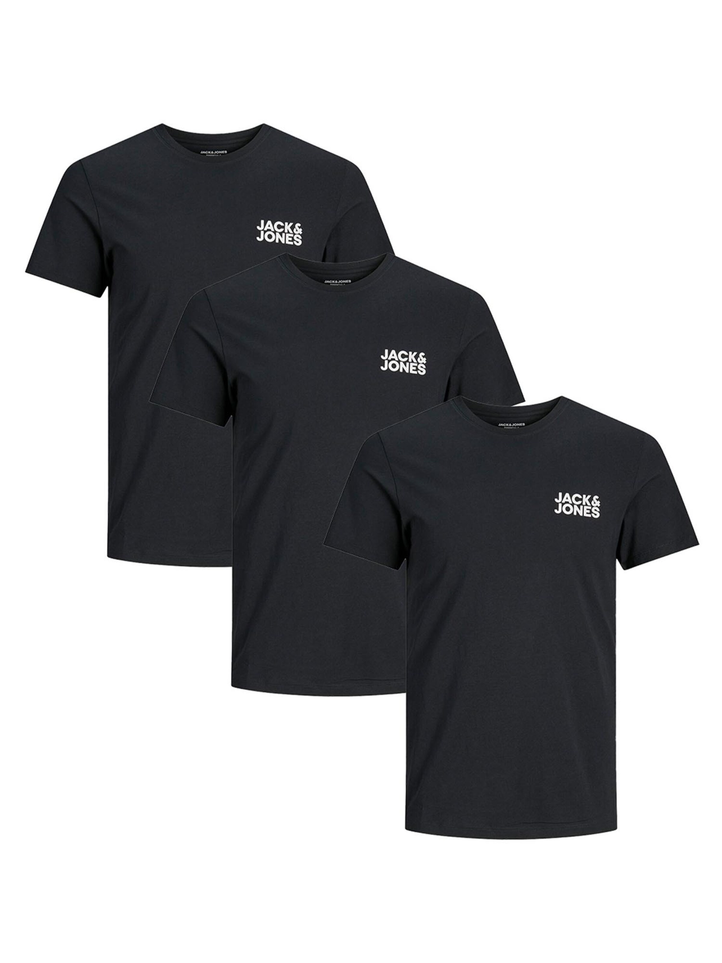 JACK & JONES Shirt 'Corp' in Black: front