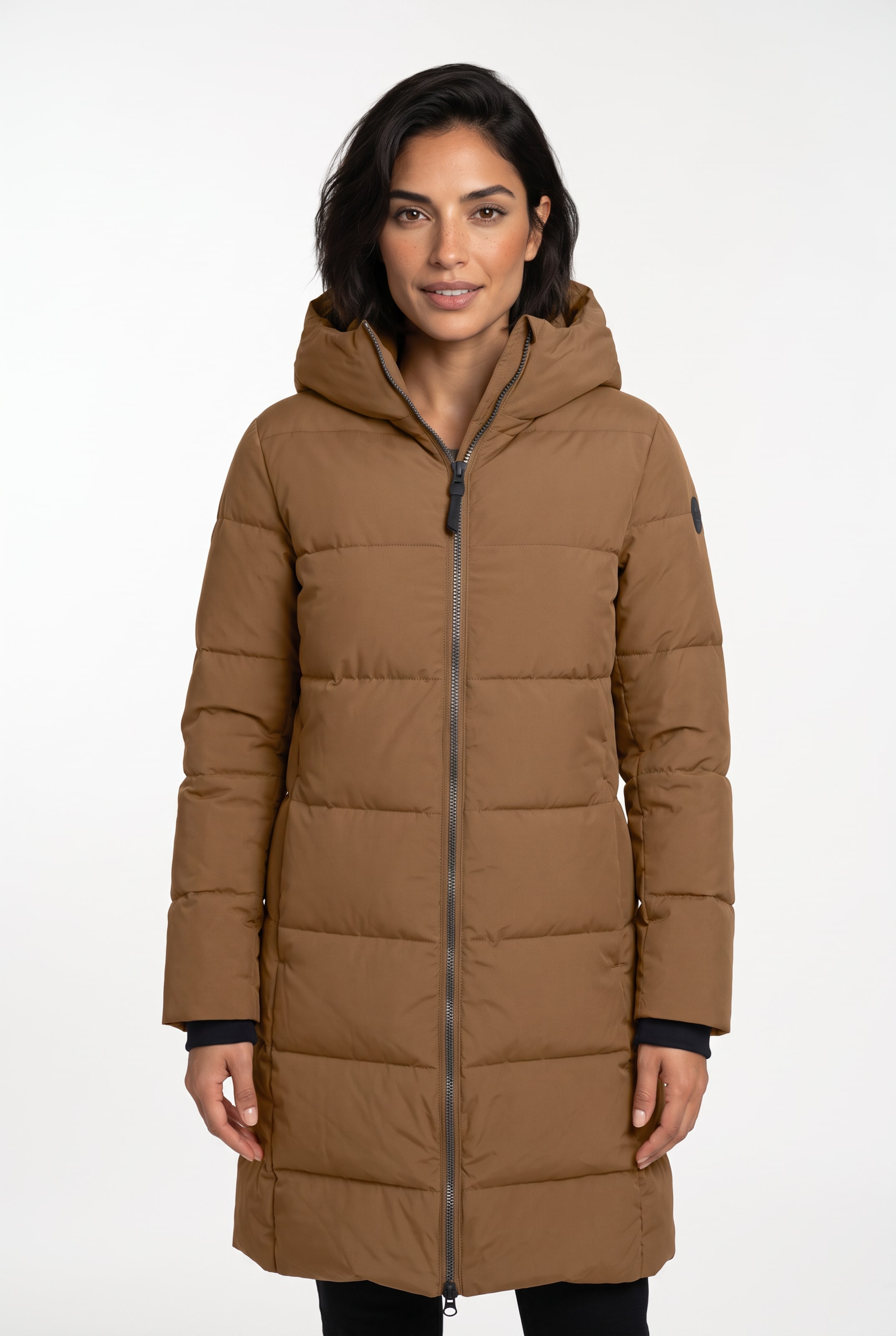 G.I.G.A. DX by killtec Winter Coat in Beige: front