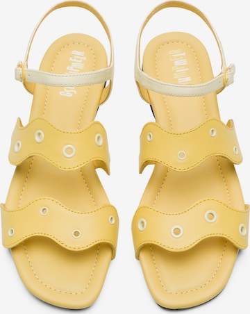 Sandalo ' Twins ' di CAMPER in giallo
