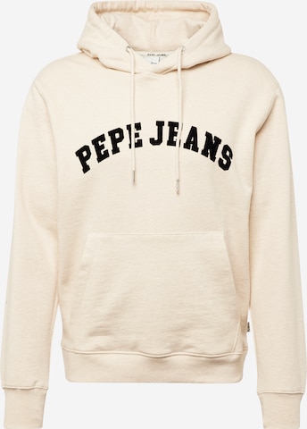 Pepe Jeans Sweatshirt 'RANE' i vit: framsida