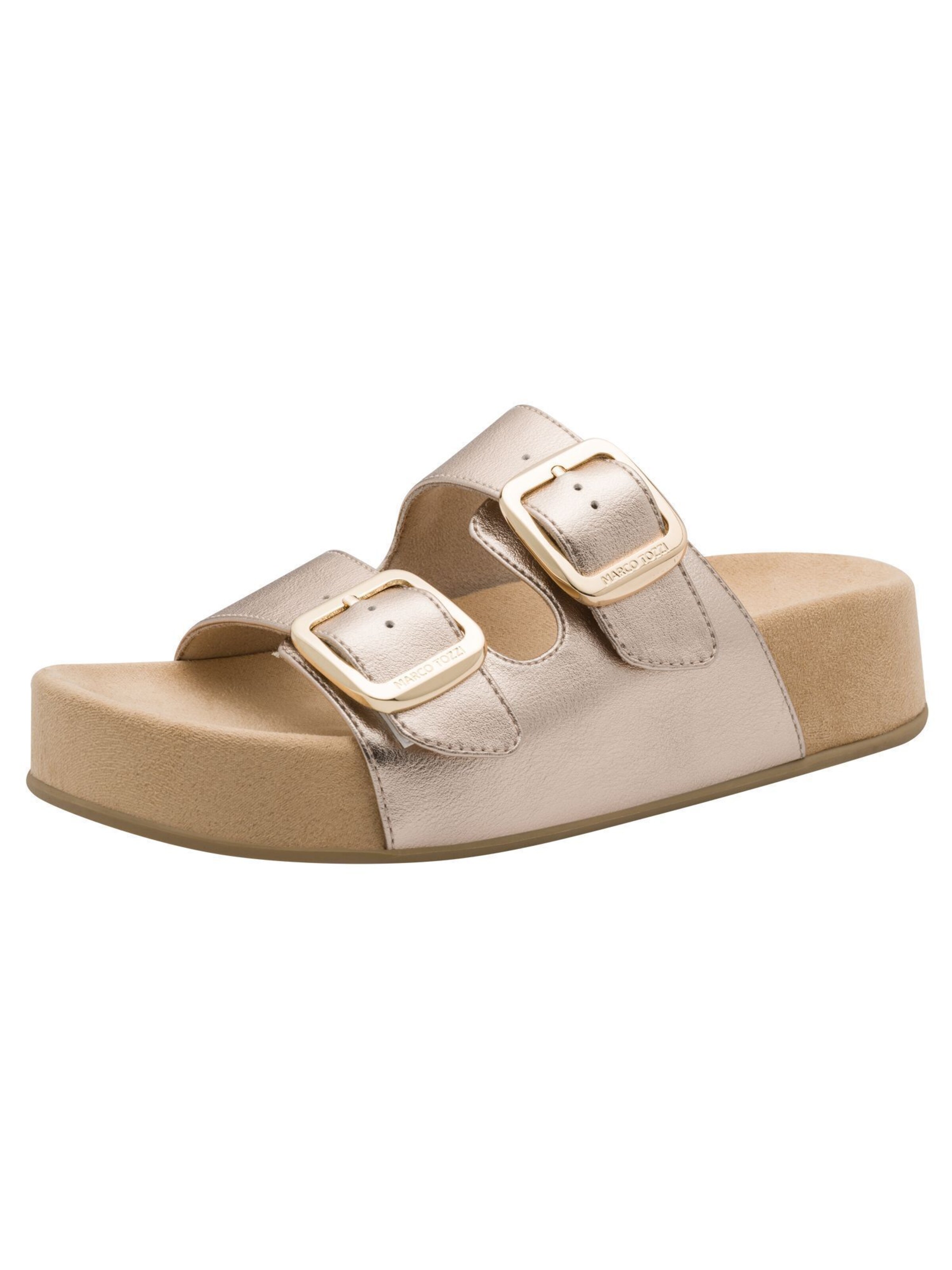 Mule MARCO TOZZI en argent : devant