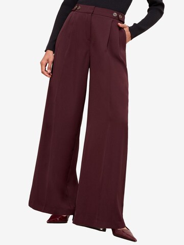 Friends Like These Bő szár Élére vasalt nadrágok - piros: elől