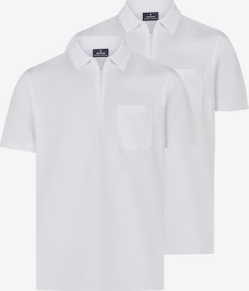 Ragman Shirt 'Basic' in White: front